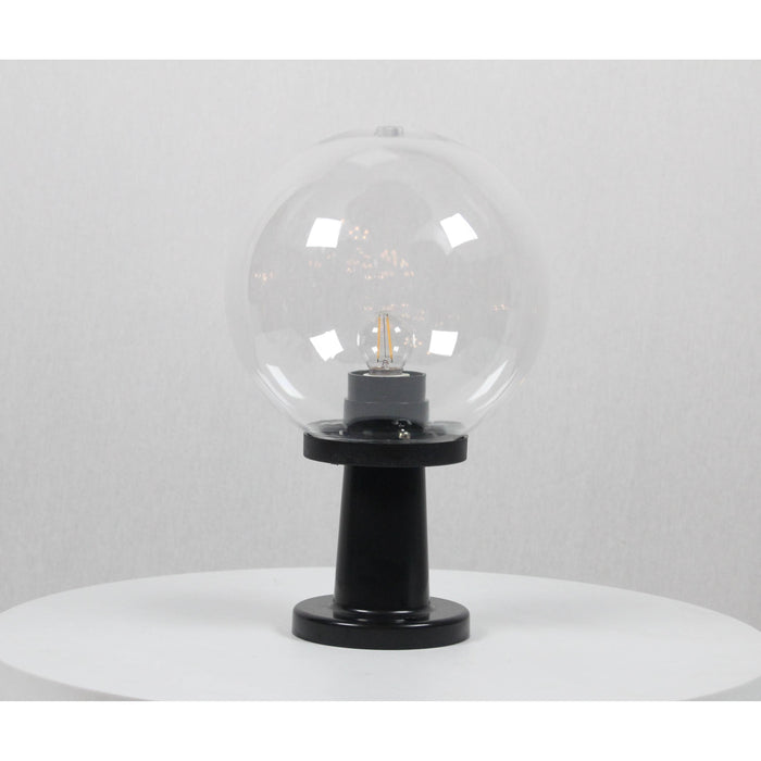 LAMP. EXT. MURO NEGRO 1L E27 25W