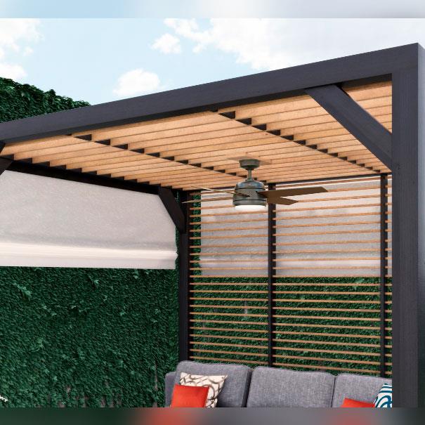 VENTILADOR EXTERIOR TECHO 52"