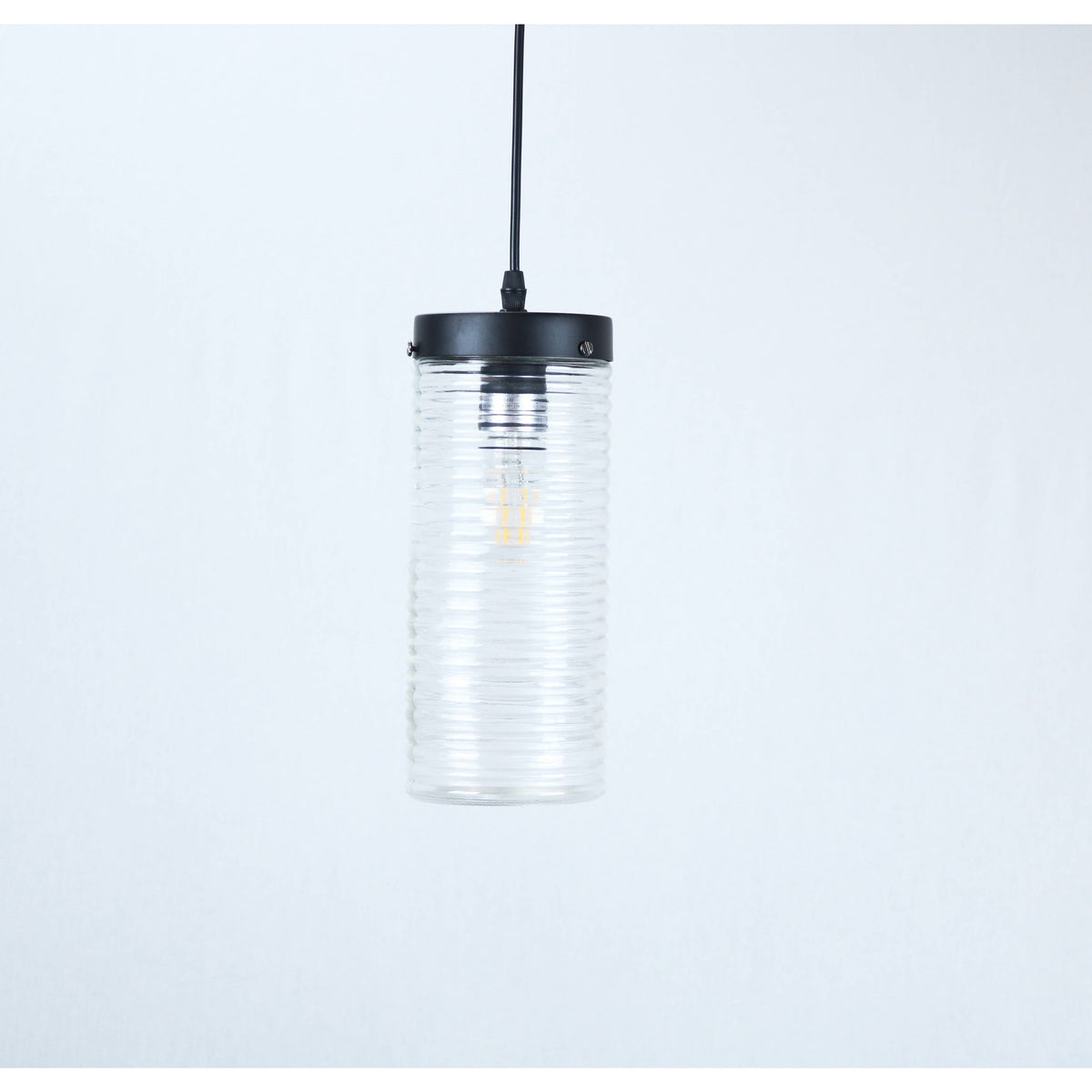 LAMP. COLGANTE NEGRO 1L E27 60W