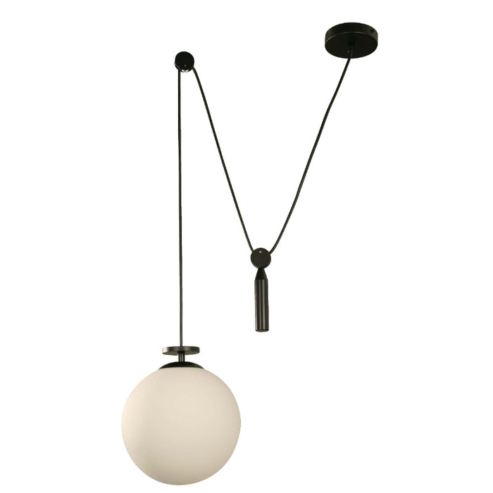 LAMP. COLGANTE NEGRO 1L E27 40W