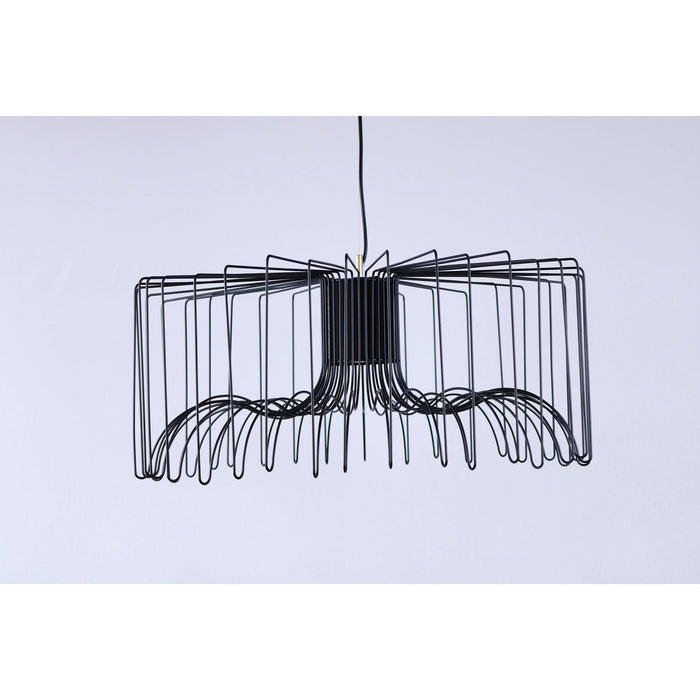 LAMP. COLGANTE NEGRO 1L E27 40W