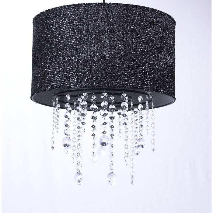 Lámpara Colgante Negro 1L E27 60W