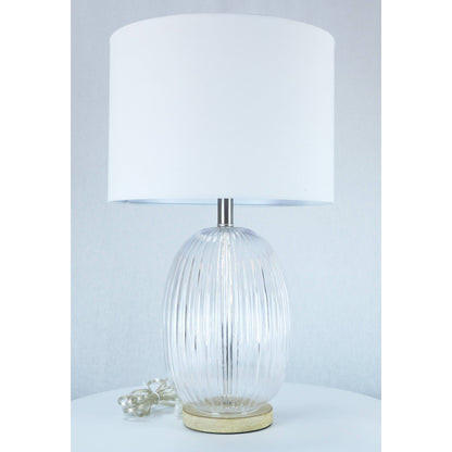 LAMP. MESA TRANSPARENTE 1L E27 100W