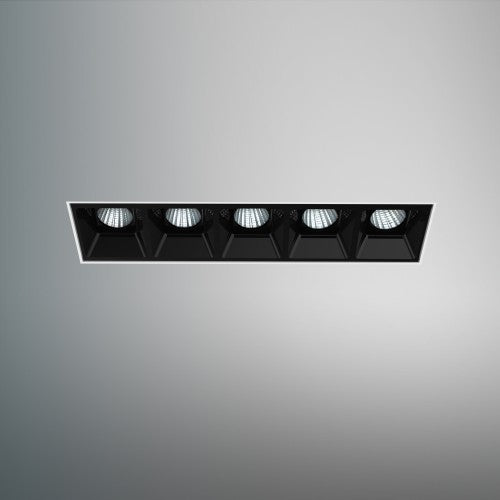 Lámpara Led Techo Negro 5L 2.2W 110-277V 3000K