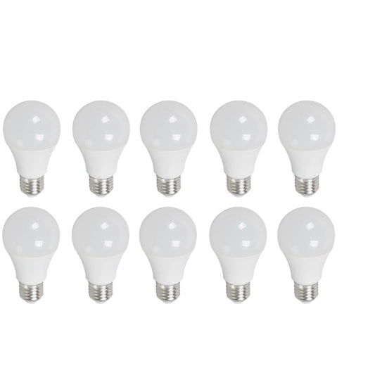 BOMBILLO LED A55 E27 5W 100-240V 6000K 10 PIEZAS