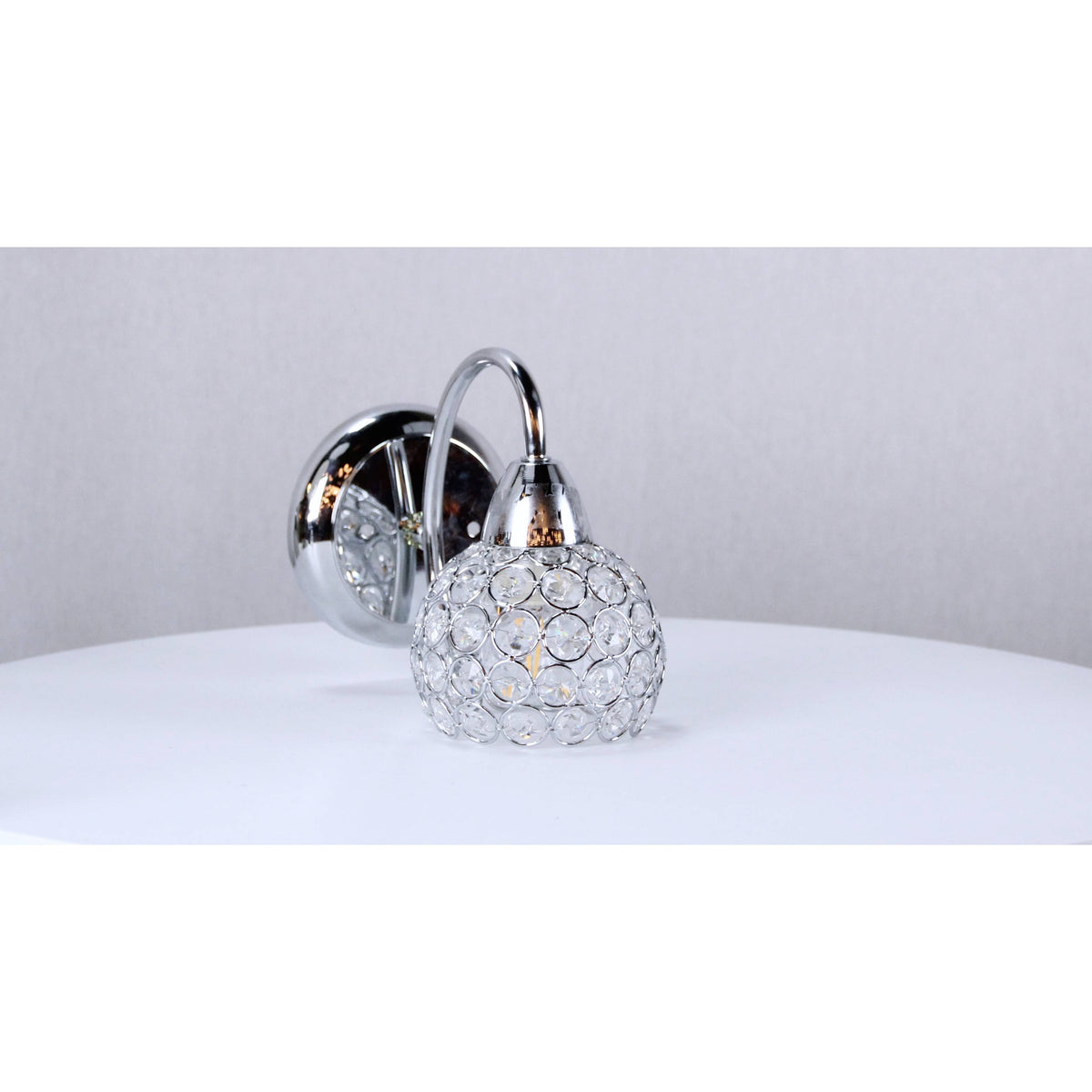 LAMP. PARED CROMO 1L E14 40W
