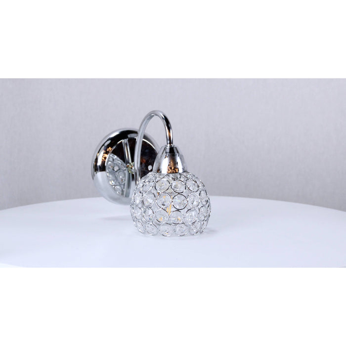 LAMP. PARED CROMO 1L E14 40W
