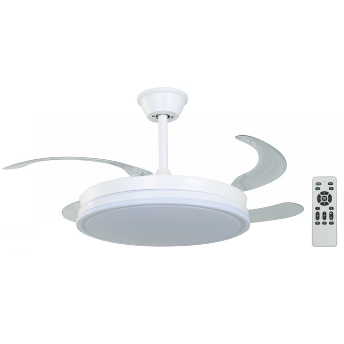 VENTILADOR LED 42" (107 cm) BLANCO 34 W 3000 4000 6500 K 100 240 V