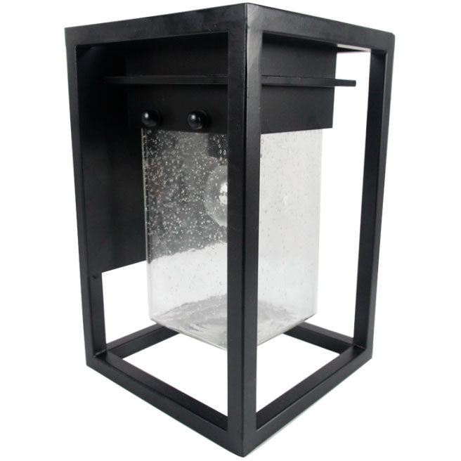 Lámpara Exterior  Pared Negro 1L E27 40W