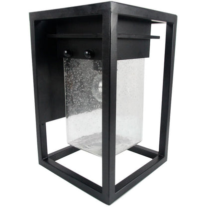 Lámpara Exterior  Pared Negro 1L E27 40W