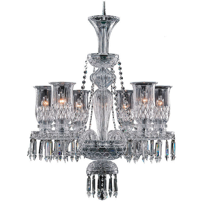 LAMP. COLGANTE CROMO 6L E14 40W (CUERPO)