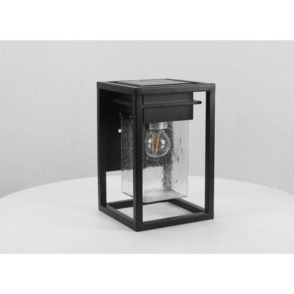 Lámpara Exterior  Pared Negro 1L E27 40W