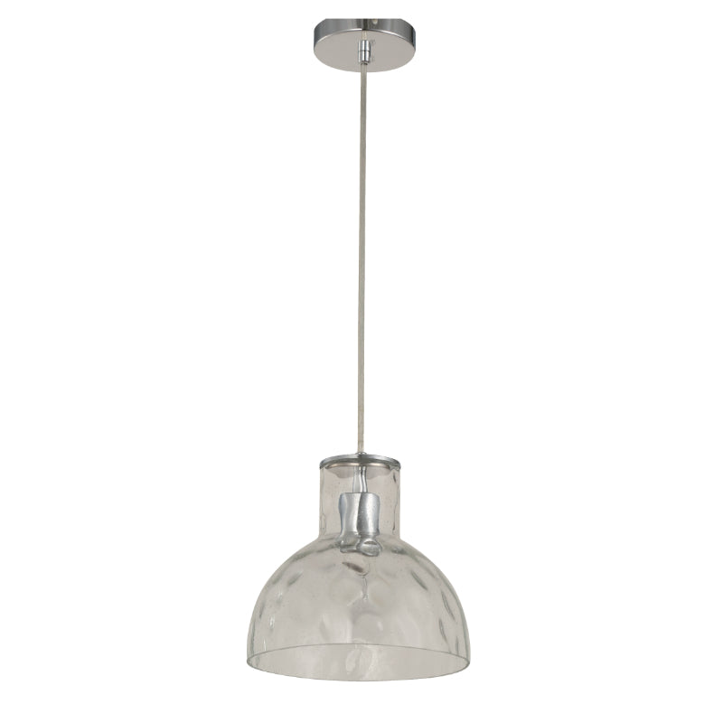 LAMP. COLGANTE CROMO 1L E27 60W
