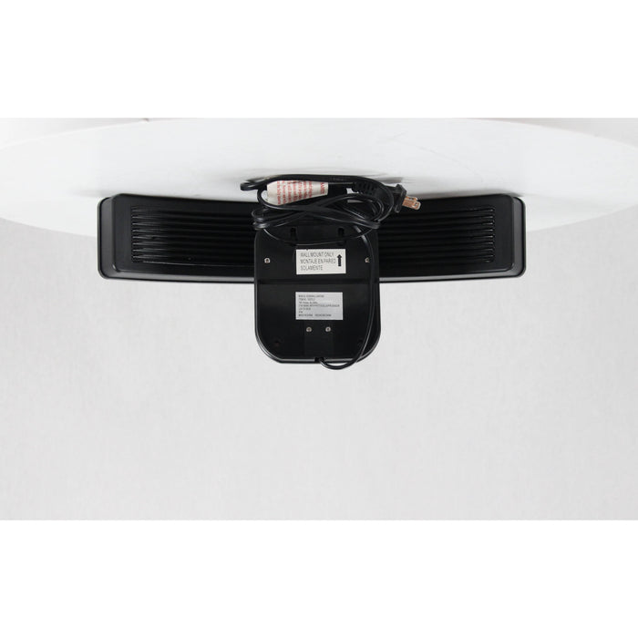 LAMP. LED EXT. NEGRO 2L 27W 100-240V 6500K CON SENSOR Y FOTOCELDA IP44