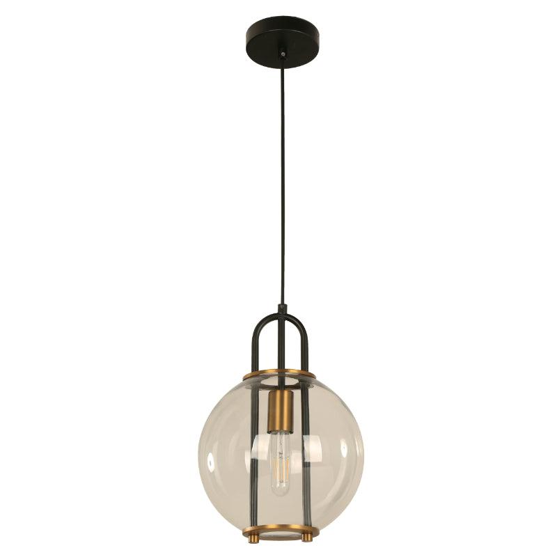 LAMP. COLGANTE NEGRO 1L E27 60W