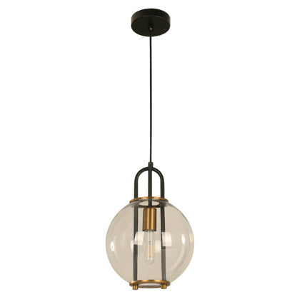 LAMP. COLGANTE NEGRO 1L E27 60W