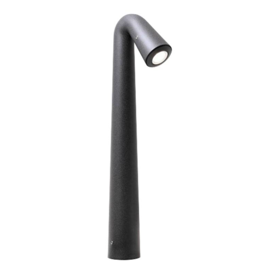 LAMP. EXT. BOLARDO STEVEN NEGRO 1L G9 1.7W