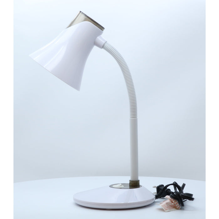 LAMP. ESCRITORIO BLANCO Y NEGRO 1L E27 9W