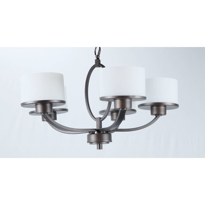 LAMP. COLGANTE BRONCE CEPILLADO 5L E27 60W