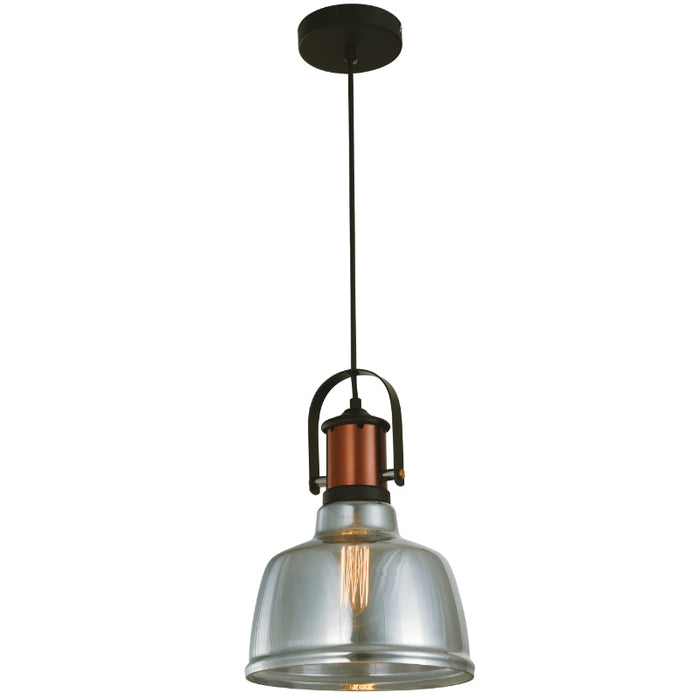 LAMP. COLGANTE NEGRO 1L E27 40W