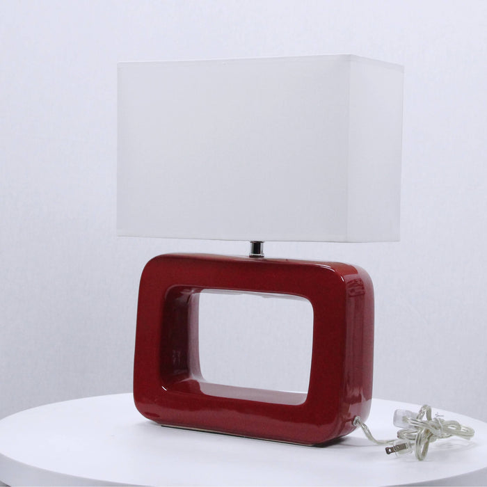 LAMP. MESA ROJO 1L E27 60W
