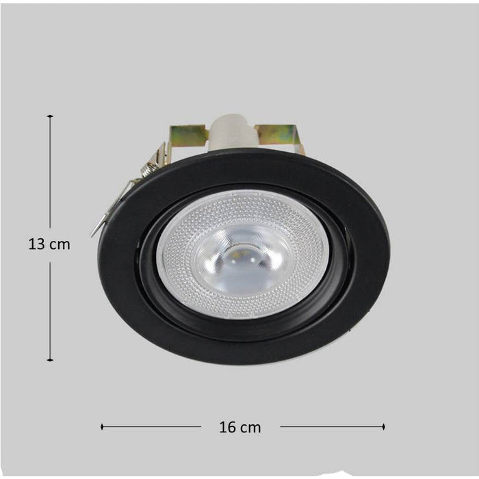 LAMP. TECHO NEGRO E27 1L 75W N/B