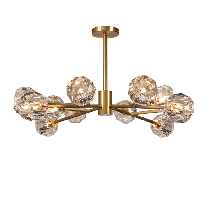 LAMP. TECHO BRONCE 12L G9 40W (SOLO CUERPO)