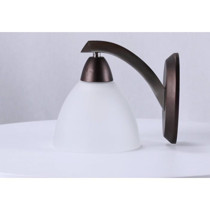 LAMP. PARED NÍQUEL SATINADO 1L E27 60W