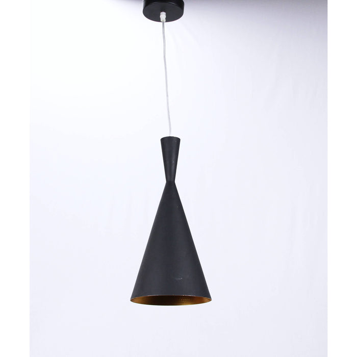 LAMP. COLGANTE NEGRO 1L E27 60W