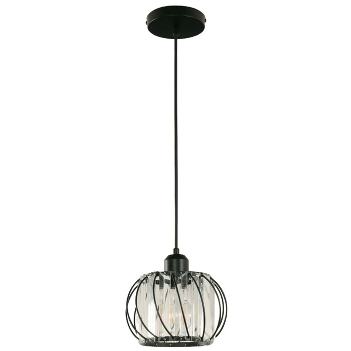 LAMP. COLGANTE NEGRO 1L E27 40W