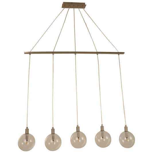 Lámpara Colgante Gris 5L G9 2W (Bombillos Led Incluidos)