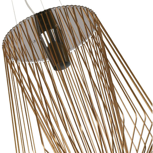 LAMP. TECHO DORADO 1L GU10 50W + 1L E27 75W (SOLO CUERPO)