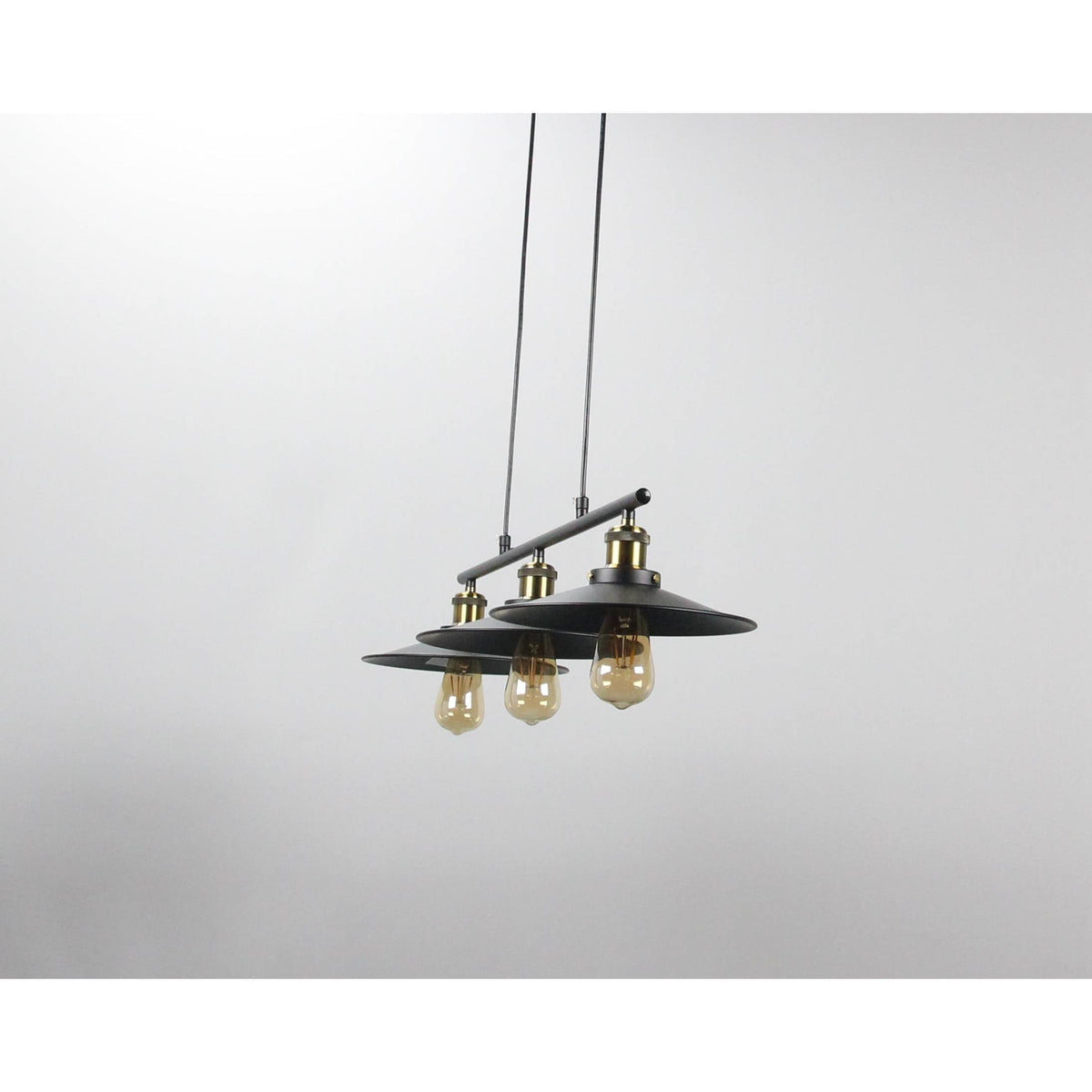LAMP. COLGANTE NEGRO 3L E27 40W