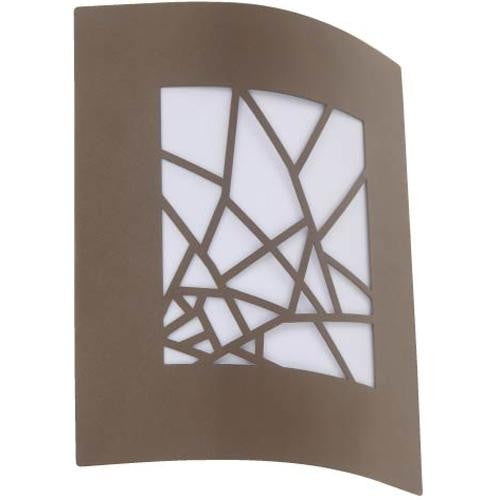LAMP. EXT. PARED CHOCOLATE 1L E27 40W