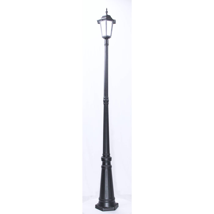 Lámpara Exterior  Poste Negro 1L E27 100W