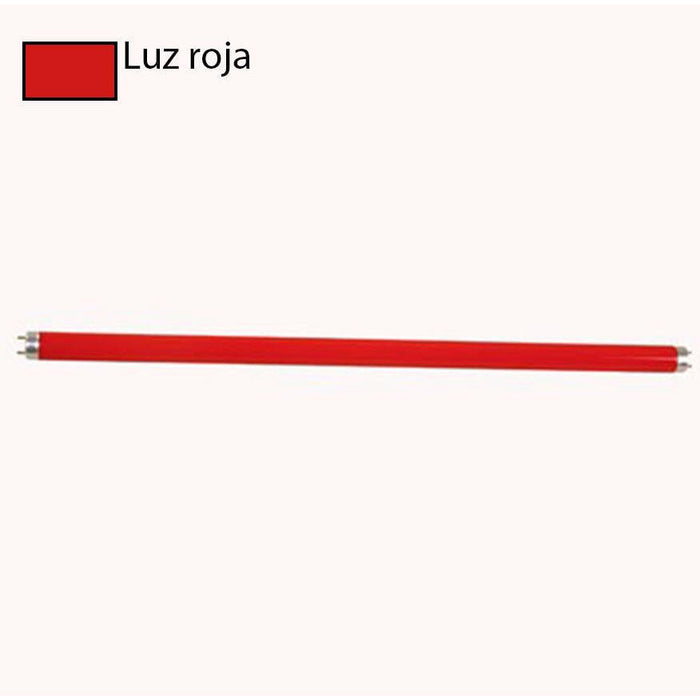 BOMBILLO FLUORESCENTE TUBO T8 18W ROJO