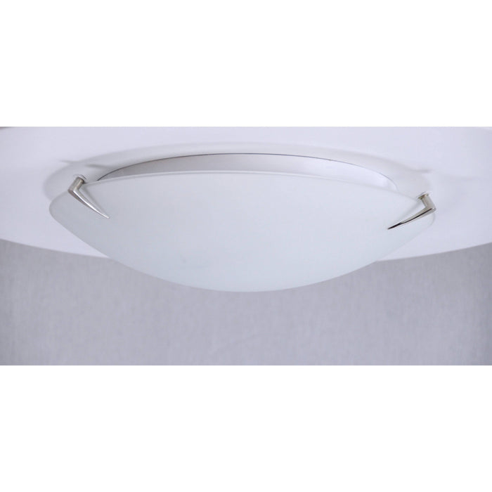 LAMP. TECHO NÍQUEL SATINADO 1L E27 60W