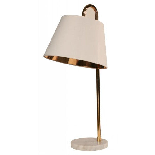 LAMP. MESA BLANCO 1L E27 60W (PANTALLA)