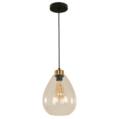 LAMP. COLGANTE NEGRO 1L E27 60W