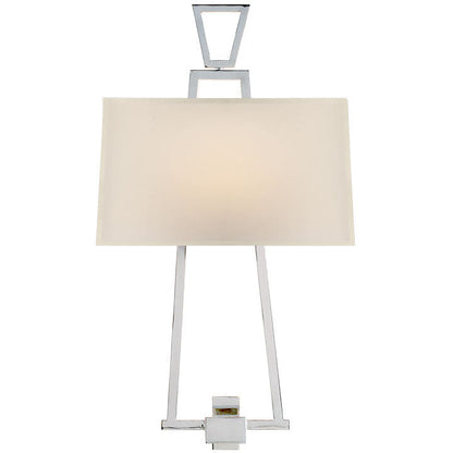 LAMP. PARED DARLANA CHAPMAN NIQUEL 2L E12 40W