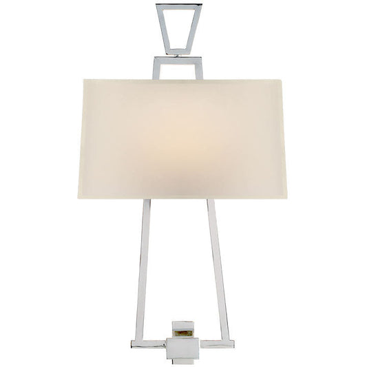 LAMP. PARED DARLANA CHAPMAN NIQUEL 2L E12 40W