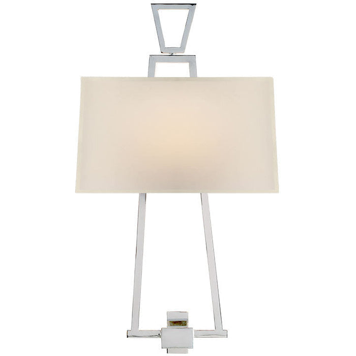 LAMP. PARED DARLANA CHAPMAN NIQUEL 2L E12 40W