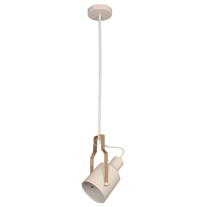 Lámpara Colgante Blanco 1L E27 40W