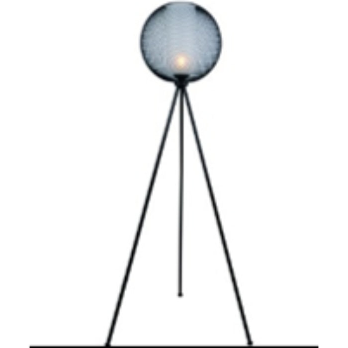 LAMP. DE PIE NEGRO 1L E27 60W