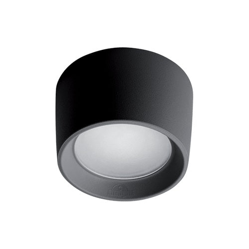 LAMP. EXT. TECHO LIVIA 160 NEGRO 1L GX53 10W CCT