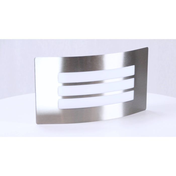 LAMP. EXT. PARED PLATEADO 1L E27 40W