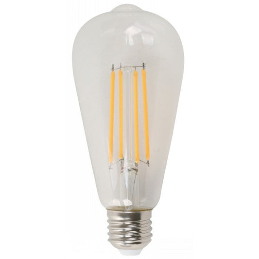 BOMBILLO LED FILAMENTO ST64 E27 10W 120V 2700K ATENUABLE 2 PIEZAS