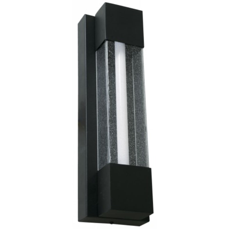 LAMP. LED EXT. DE PARED NEGRO 9W 100-240V 2700K