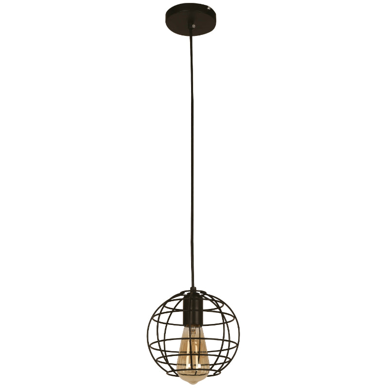 LAMP. TECHO NEGRO 1L E27 60W