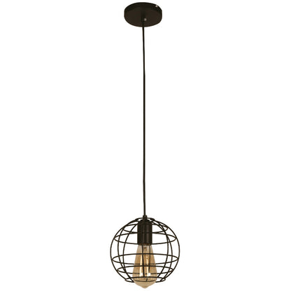 LAMP. TECHO NEGRO 1L E27 60W